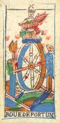 Our first card: The Wheel of Fortune